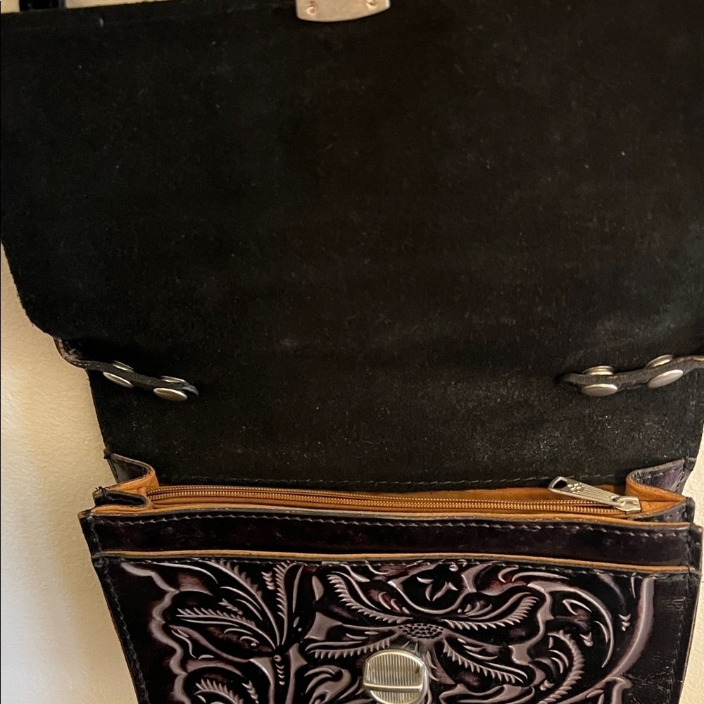 Patricia Nash Black and Blue Crossbody Bag - Picture 7 of 9